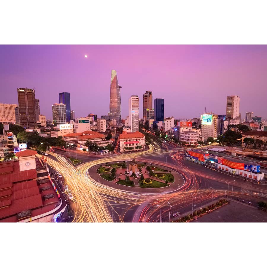 Tranh dán tường 3D Chất liệu lụa 3D, xé không rách, lau chùi thoải mái