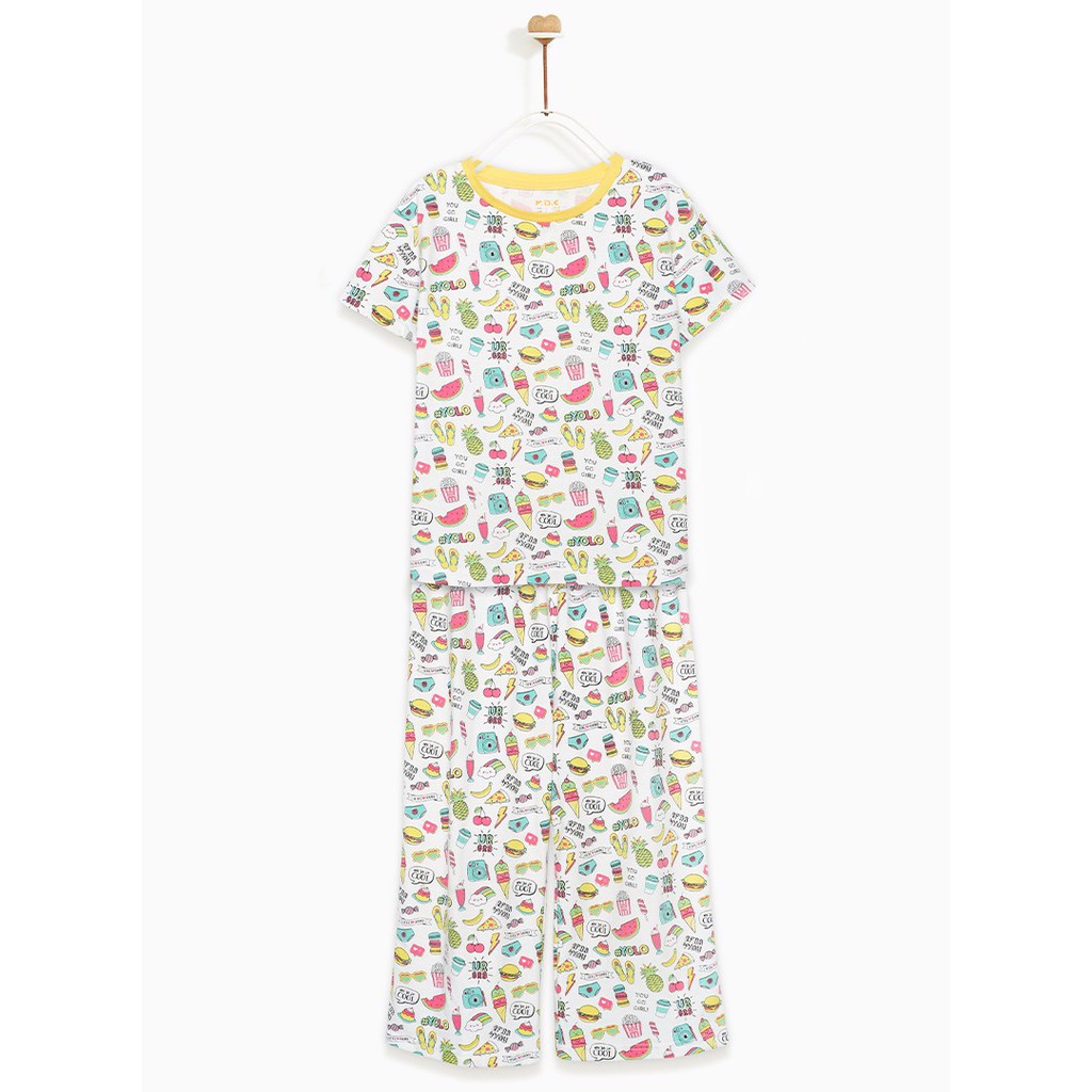 Đồ bộ dài bé gái M.D.K - chất liệu cotton mềm mại, thoáng mát