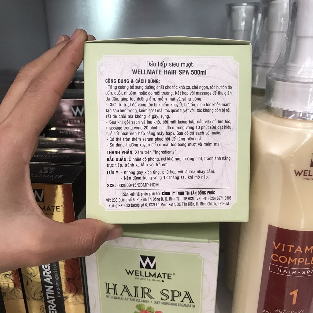 HẤP DẦU PHỤC HỒI TÓC COLLAGEN WELLMATE SIÊU MỀM MƯỢT | BigBuy360 - bigbuy360.vn