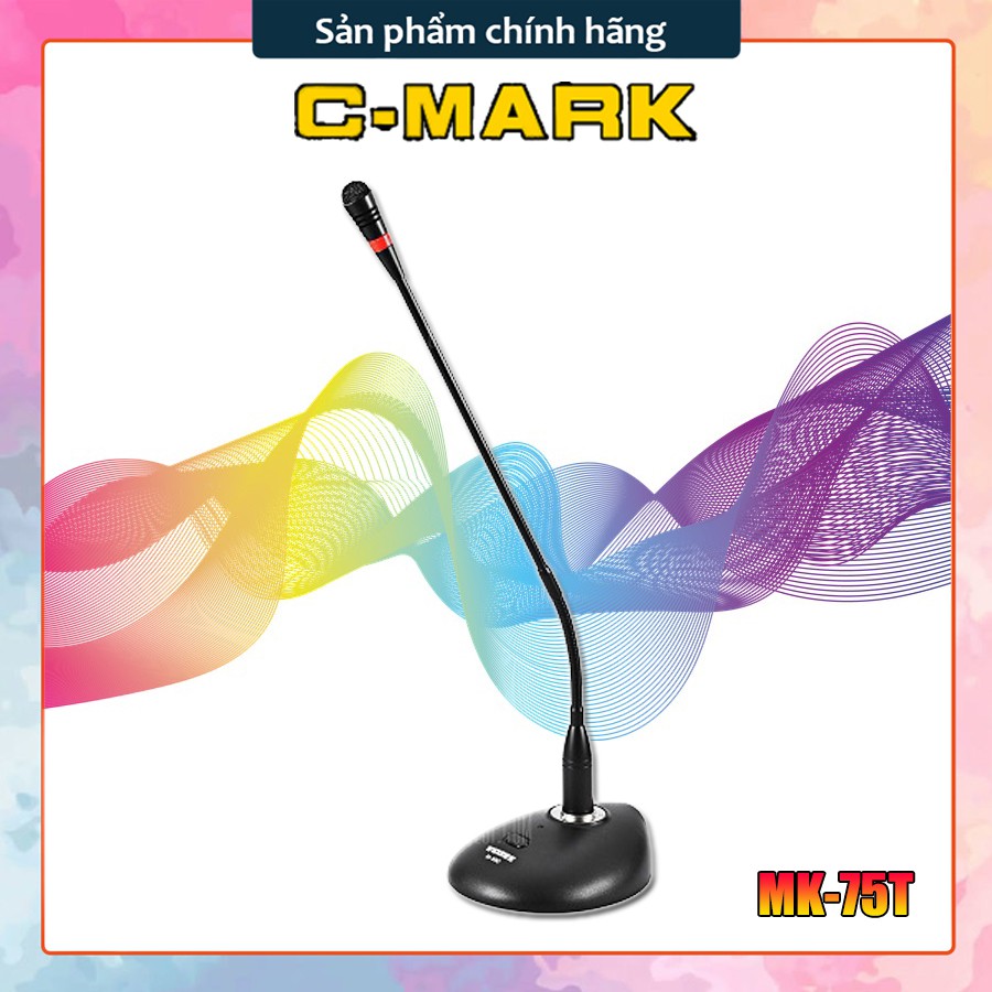 Micro cổ ngỗng có dây để bục C-MARK MK-75T