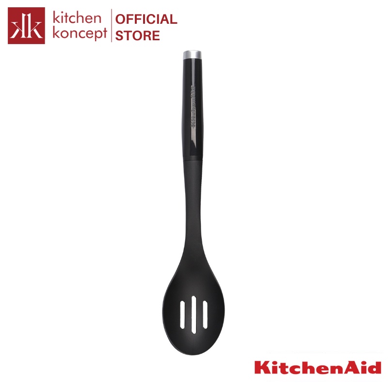 KitchenAid - Muỗng có rãnh màu đen