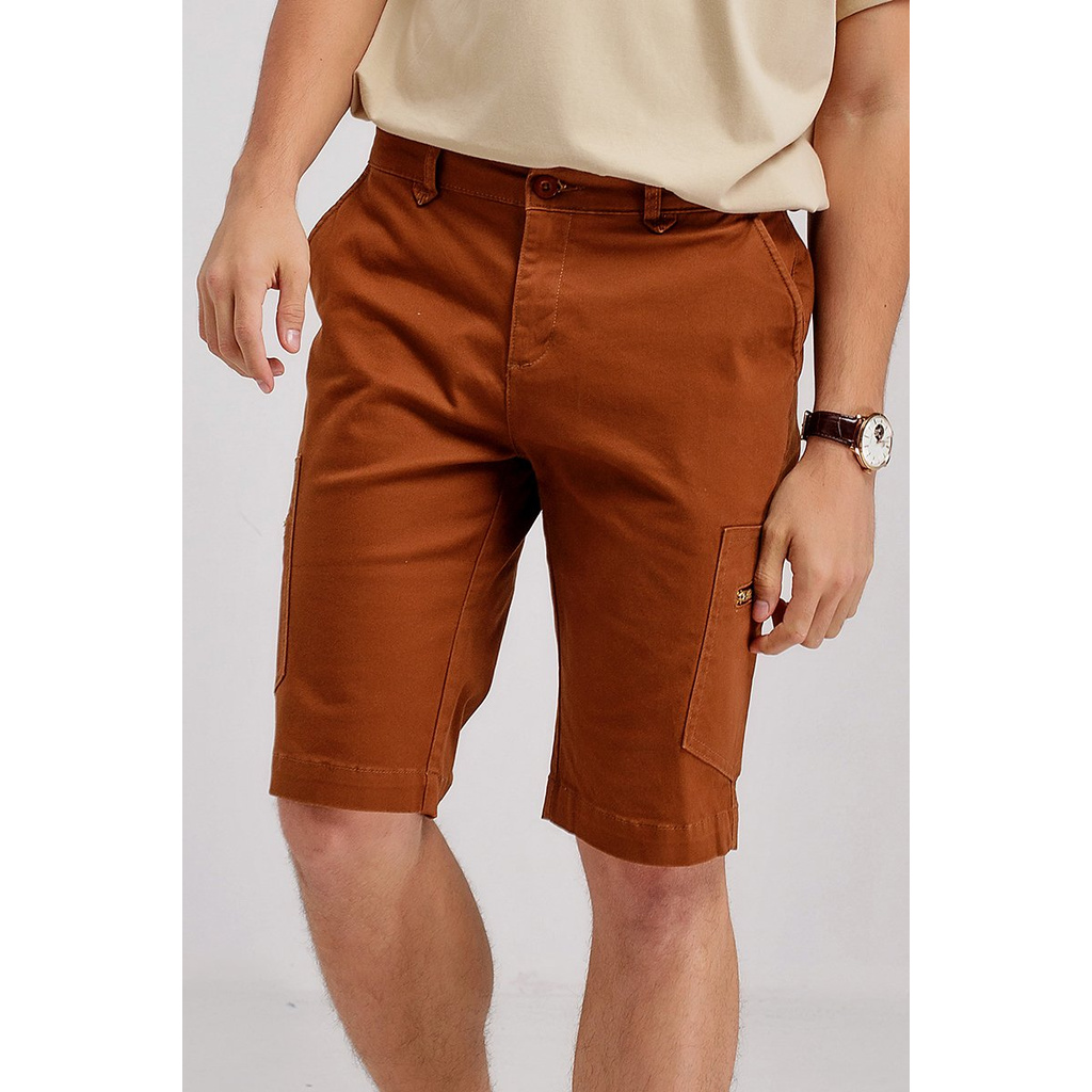 Quần shorts khaki nam co giãn có túi FSP20S007-M1