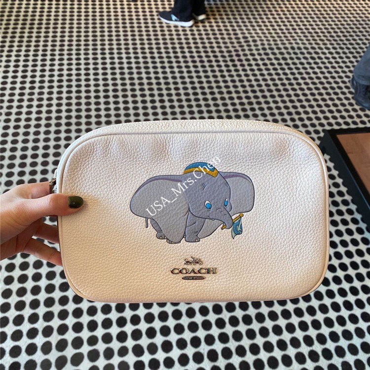 COACH Messenger Bag Double Zipper Messenger Bag Chính hãng kèm Voucher mua hàng Túi máy ảnh nữ F72704