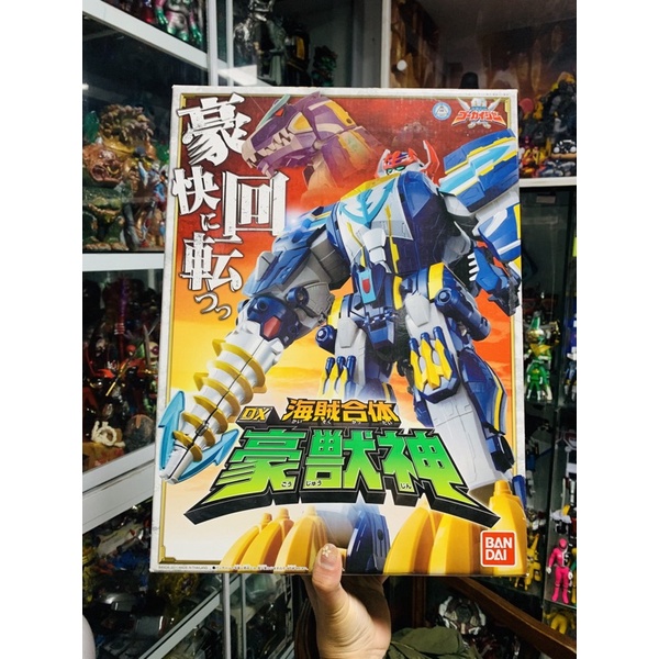 Đồ chơi siêu nhân Robo khủng long xanh Gokaiger Gozyujin Dx