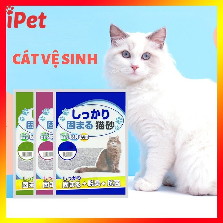 [Mã 2010FMCGSALE giảm 8% đơn 500K] Cát Vệ Sinh Nhật Bản Cat Litter Kitty Pet 5L Dành Cho Mèo - iPet Shop