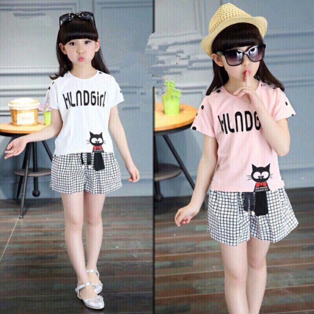 Bộ mèo cho bé gái