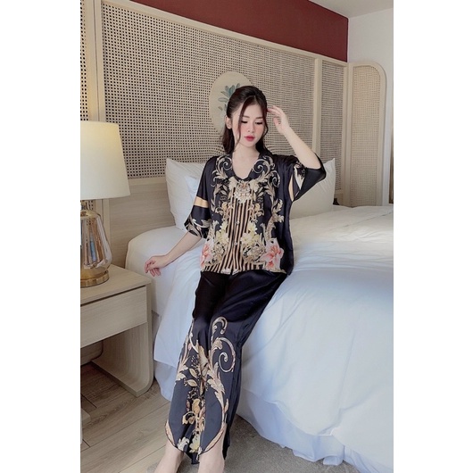 Bộ lụa mango- latin- satin phôi tay dài | BigBuy360 - bigbuy360.vn