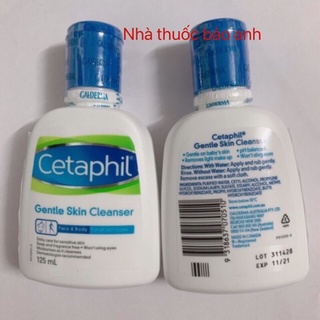 ✅Cetaphil sữa rữa mặt 125ml