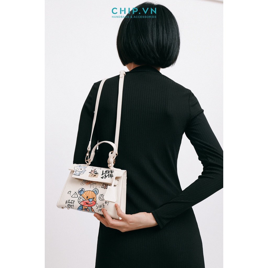 Túi Xách Nữ Nhỏ Gọn Hoạ Tiết Cá Tính CHIPVN - B934