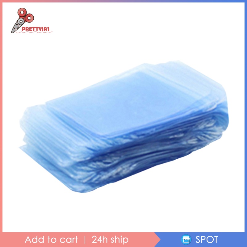 [Prettyia1] 100 Túi Zip Trong Suốt Có Thể Đóng Lại Dùng Đựng Trang Sức
