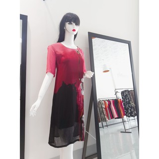 ĐẦM TRUNG NIÊN THIẾT KẾ - ĐẦM VOAN SUÔNG BIGSIZE sang trọng thời trang