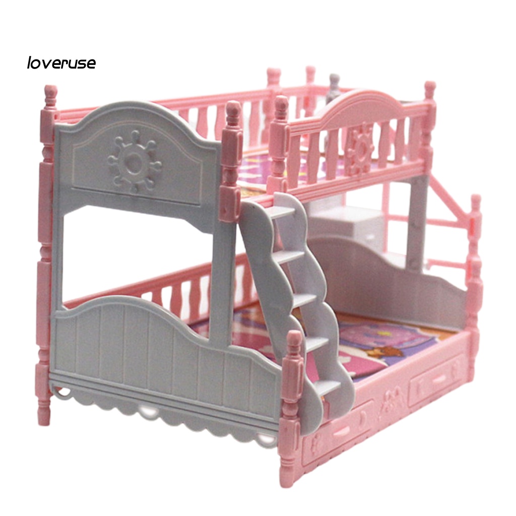 Giường Ngủ Đồ Chơi Di Động Tinh Tế Cho Bé Gái