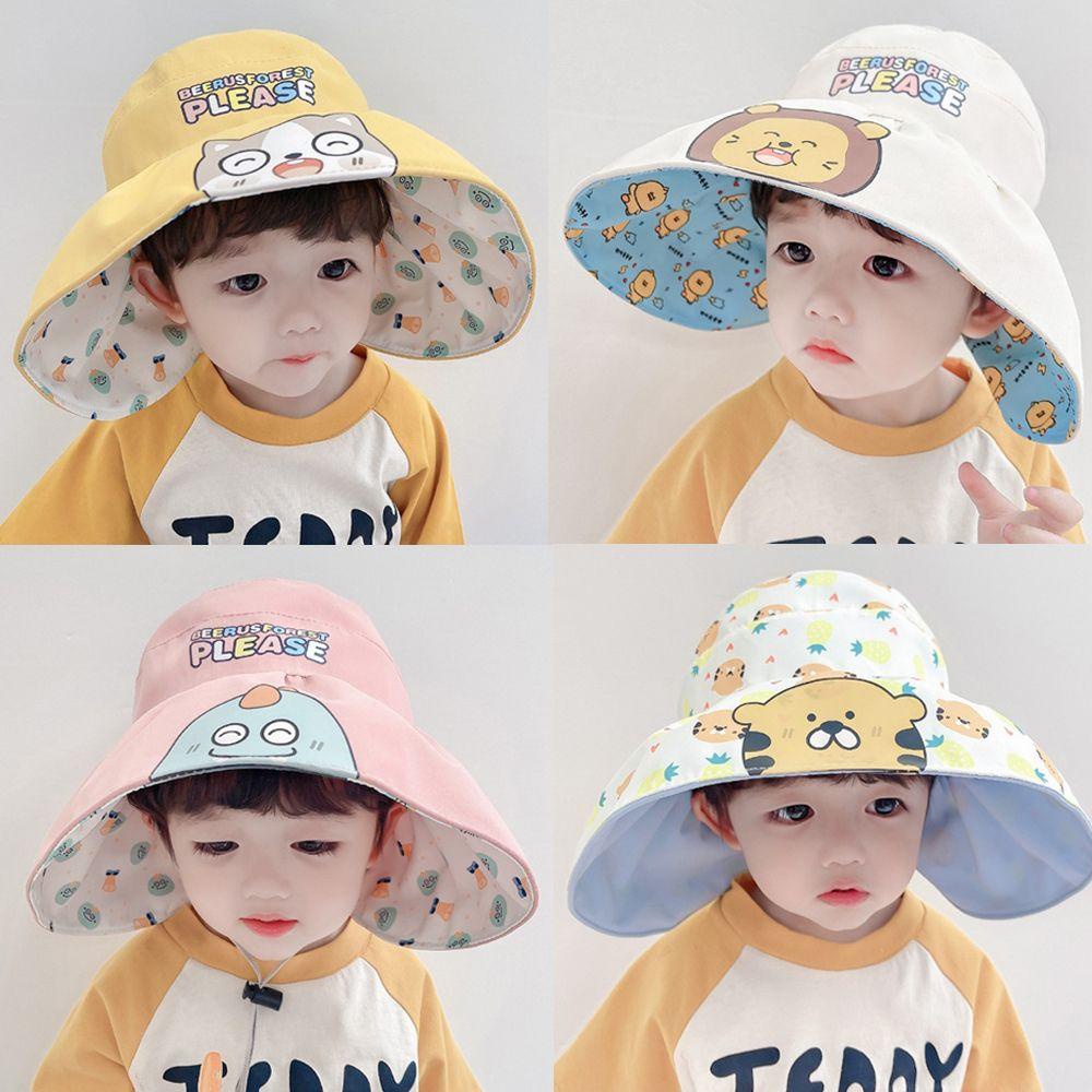 Mũ Chống Nắng Tia Cực Tím Hai Mặt Kích Thước Lớn Có Thể Đeo Vào Mùa Hè