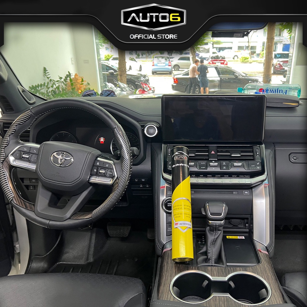 Bộ Film PPF trong suốt dán xe TOYOTA LAND CRUISER LC200 2022-2023 chống xước nội thất ô tô - AUTO6