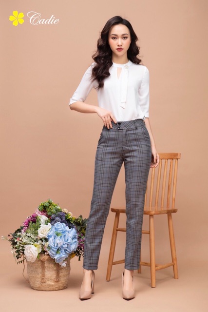 QUẦN ÂU KẺ NỮ {SALE 50%} FREESHIP TOÀN QUỐC. Đi làm văn phòng trẻ trung, lịch sự. Họa tiết kẻ tôn dáng. | BigBuy360 - bigbuy360.vn