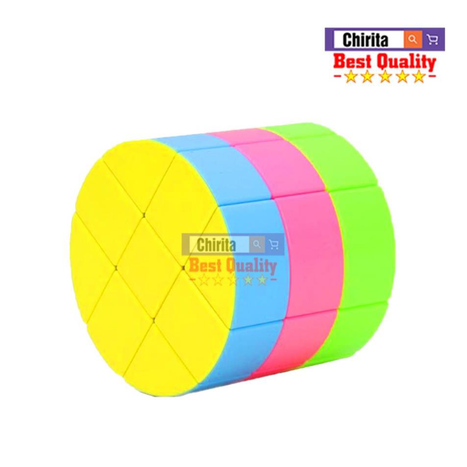 Rubik 3x3x3 Cloud Series Cylinder Puzzle Toy - Rubik 3x3 Magic Cube Hình Trụ - Giúp Phát Triển Tư Duy Kích Thích Trí Não