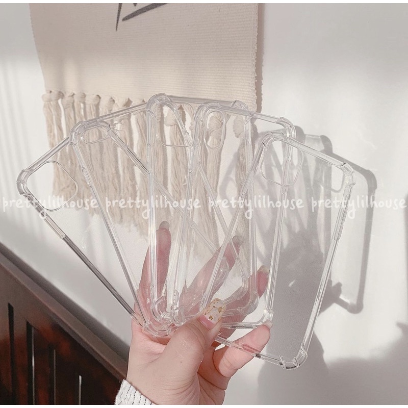 Ốp lưng / Case Iphone trong suốt dẻo 4 góc chống shock