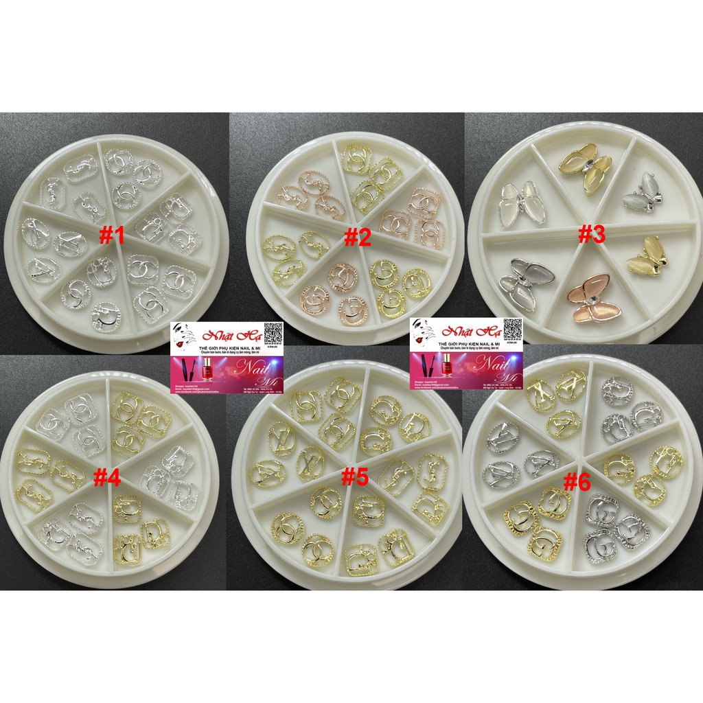 Phụ kiện trang trí móng tay nail ( lẻ 1 hộp )