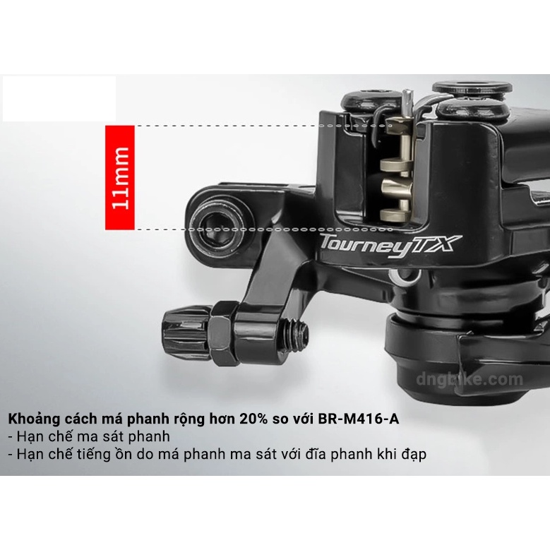 CỤM PHANH ĐĨA CƠ XE ĐẠP SHIMANO BR-TX805 BỘ PHANH ĐĨA SHIMANO