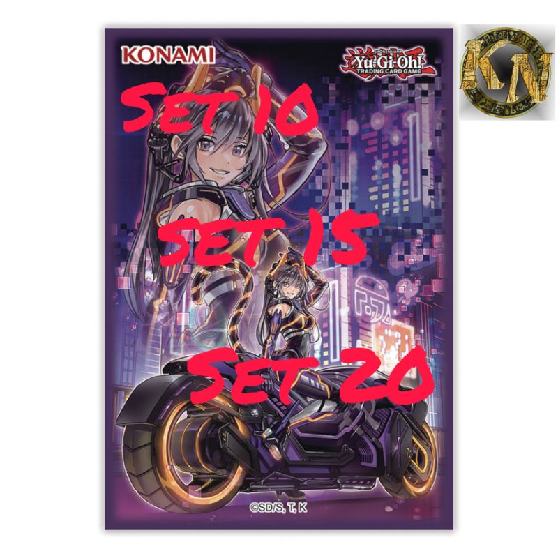 Bọc bài: Set 10, Set 15, Set 20 Bọc bài Sleeve I:P Masquerena chính hãng Konami