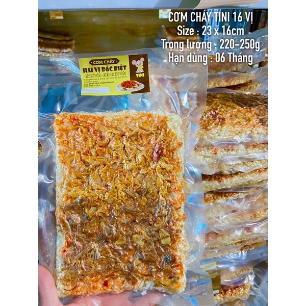 CƠM CHÁY MIX 2 VỊ ĐẶC BIỆT KHÔ HEO TỎI, KHÔ GÀ TỎI THƯỢNG HẠNG LÀ MÊ GÓI HÚT CHÂN KHÔNG - SIÊU RẺ