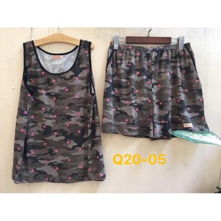 Đồ bộ mặc nhà thời trang Amwear chất cotton big size