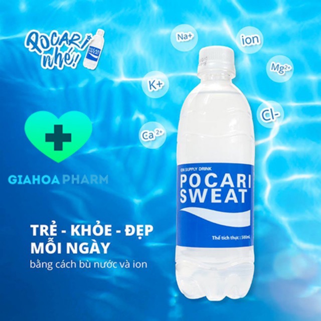 Pocari - Thức uống bù nước, ion và chất điện giải