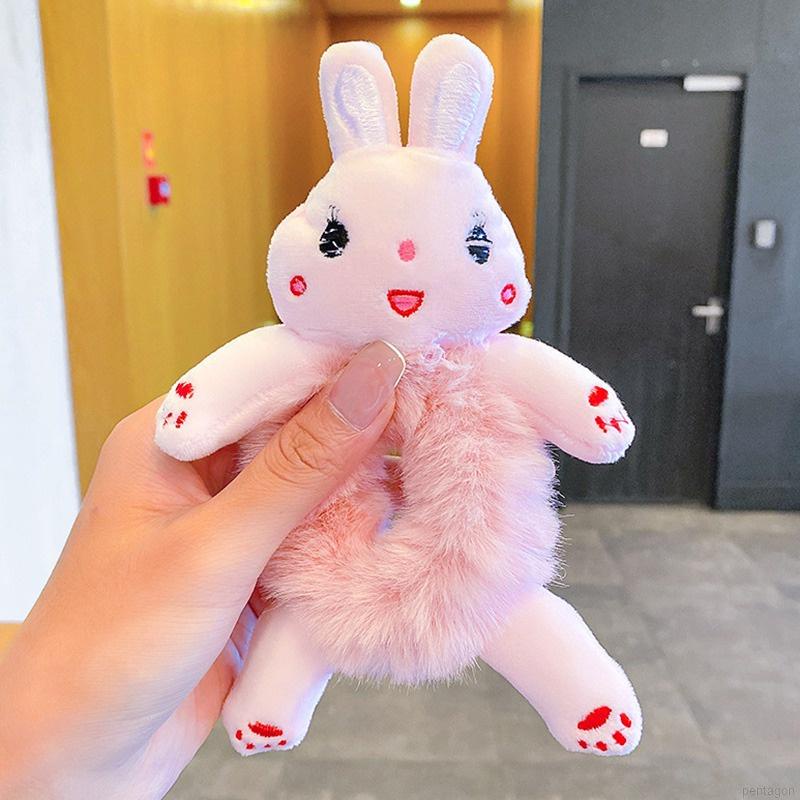 Dây buộc tóc co giãn hình thú nhồi bông dễ thương cho nữ