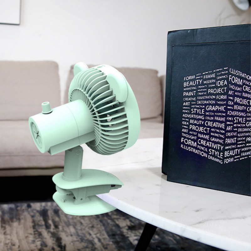 Quạt Phun Sương Mini Tích Điện 3 Tốc Độ Gió, Để Bàn, Có Kẹp Bàn, Quạt Điều Hoà hơi nước Clip Fan | BigBuy360 - bigbuy360.vn