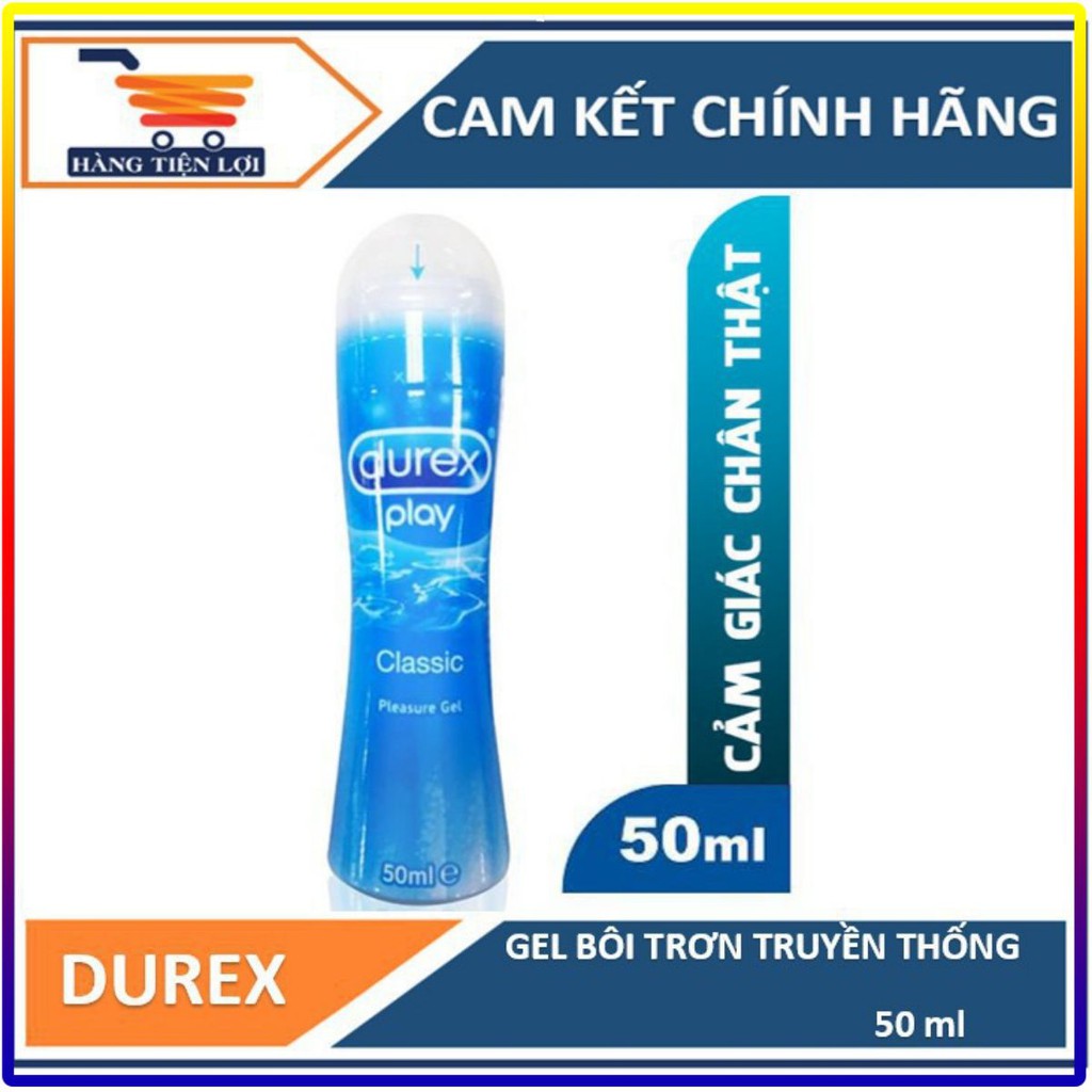 Gel Durex Play classic Intimate 50ml - hỗ trợ cặp đôi -mẫu mới nắp ấn