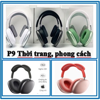 Tai Nghe Headphone Blutooth Chụp Tai Chống Ồn Air Max P9 - BẢO HÀNH 6 Tháng