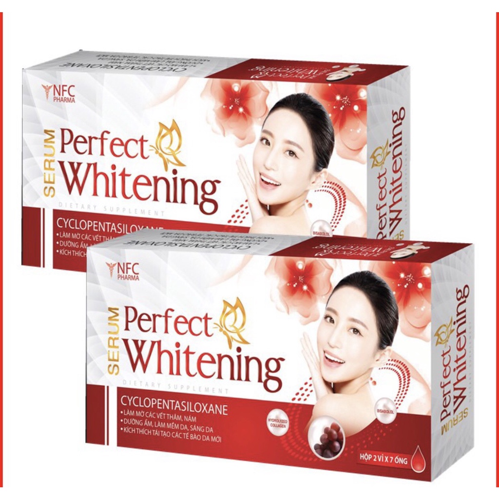 Serum Trắng Da Perfect Whitening - Hỗ Trợ Làm Đẹp Da,Mờ Thâm, Sạch Nám , Cho Nàn Da Trắng Sáng Hơn