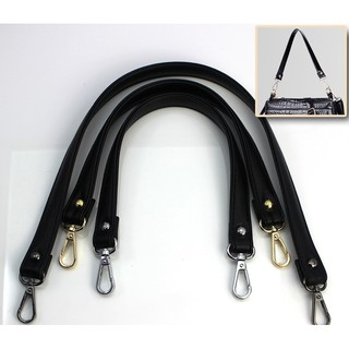  1 chiếc màu đen Túi ngắn dây đeo thắt lưng một vai tay cầm phụ kiện DIY 