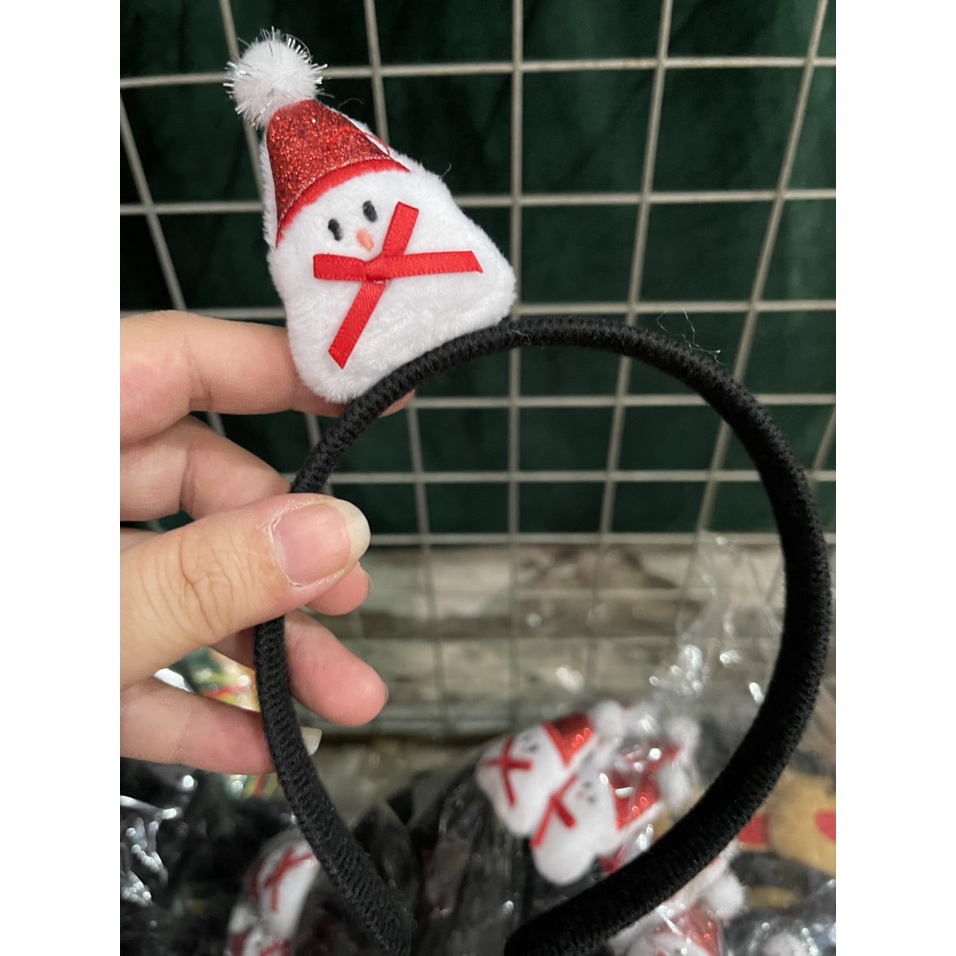 Cài tóc, cài noel 20.12 cho bé - người lớn free size màu cute lông mềm nhiều hình