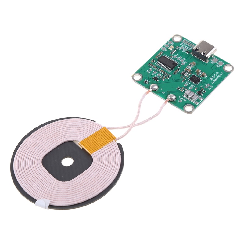 Mô Đun Truyền Phát Tín Hiệu Không Dây Có Đèn LED Và Cổng Type-C 5V - 13 5V Hỗ Trợ Hầu Hết Điện Thoại Di Động