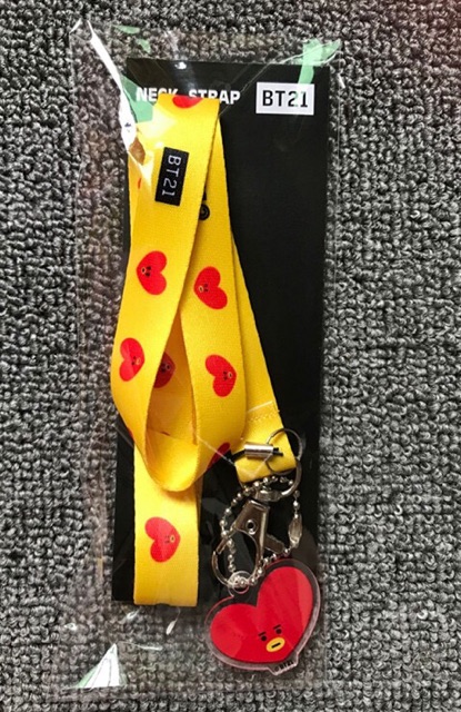 Strap Nametag BTS/BT21 gắn đeo điện thoại