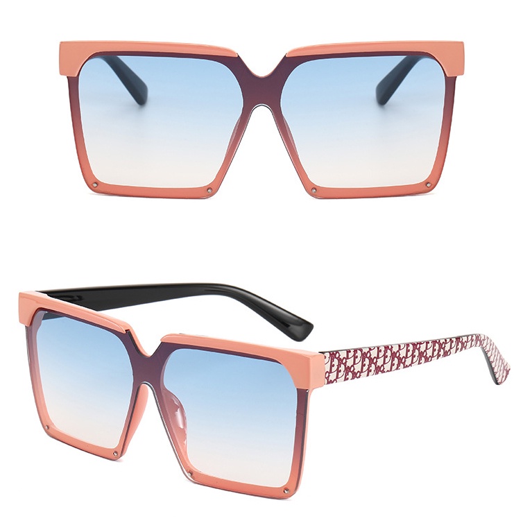 Kính Mát Gọng Vuông Lớn Phong Cách Retro Thời Trang Cho Nữ