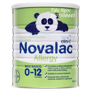 Sữa Novalac Allergy Úc 800g (dành cho trẻ dị ứng đạm sữa bò)