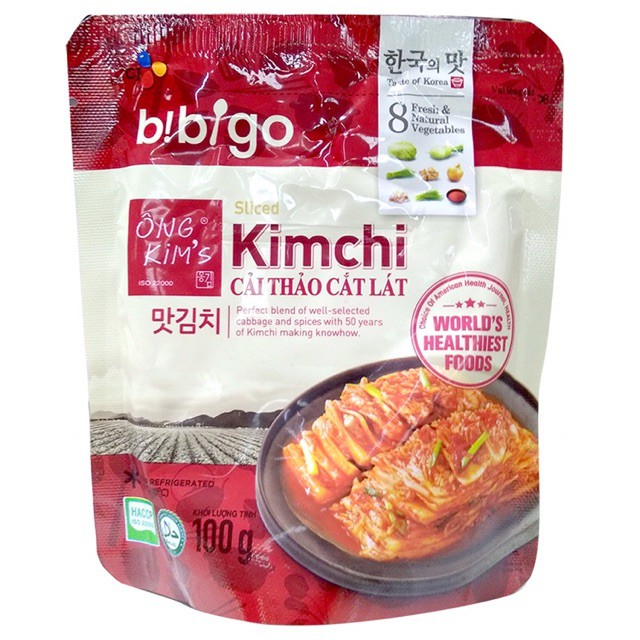 KIM CHI CẢI THẢO CẮT LÁT BIBIGO 100G ( SHOP XIN PHÉP CHỈ SHIP NỘI THÀNH HÀ NỘI )