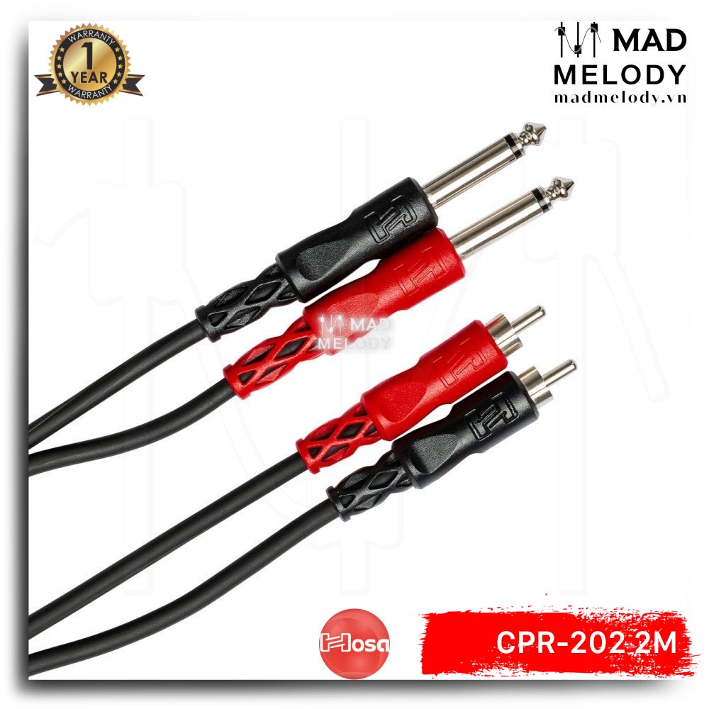 Hosa Stereo Interconnect CPR-202