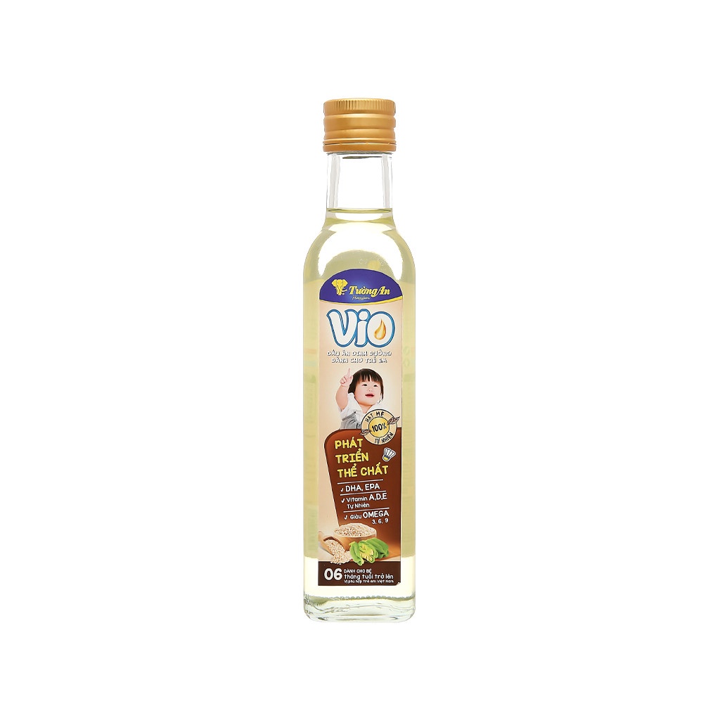 Dầu Ăn Dinh Dưỡng Cho Bé Tường An Vio Chai 250ml