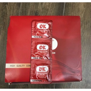 (3 Hộp) Bao cao su Ok hộp 3 chiếc - 3 Hộp