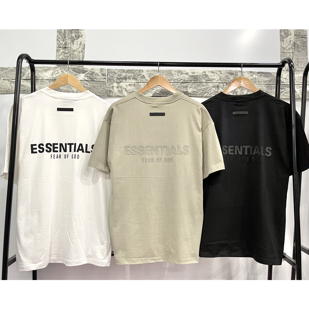 Áo Thun Essential 2021 BEst Quality form Âu full Size Full Mẫu