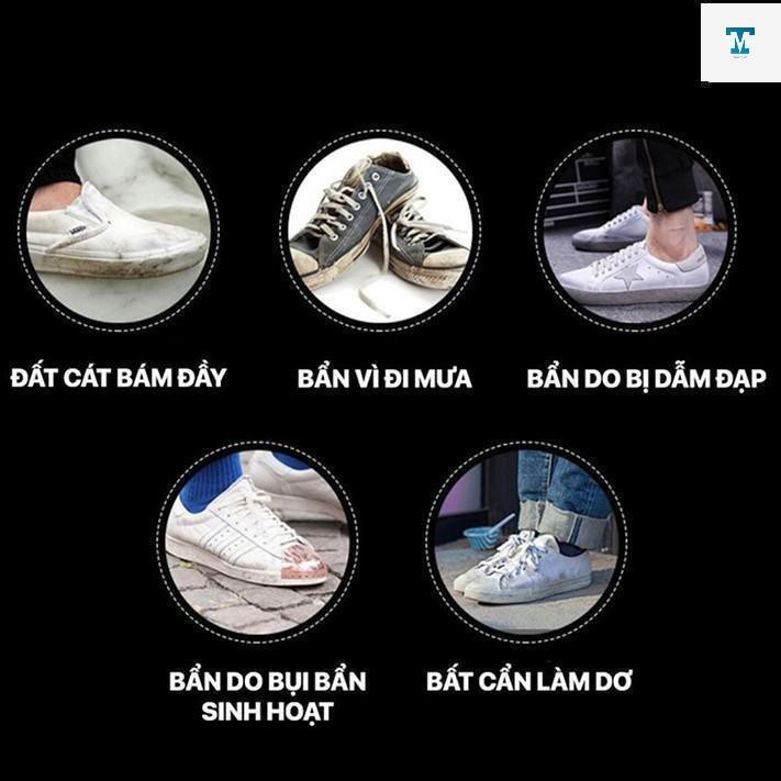 Bình / Chai Xịt Bọt Tuyết Giặt Khô Giày, Tẩy Trắng Vệ Sinh Giày Dép Sneaker 300ml Chuyên Dụng