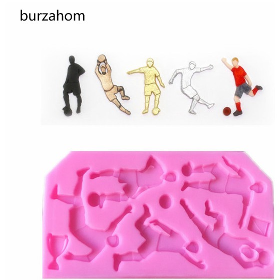 Khuôn bánh silicon tạo hình quả bóng đá