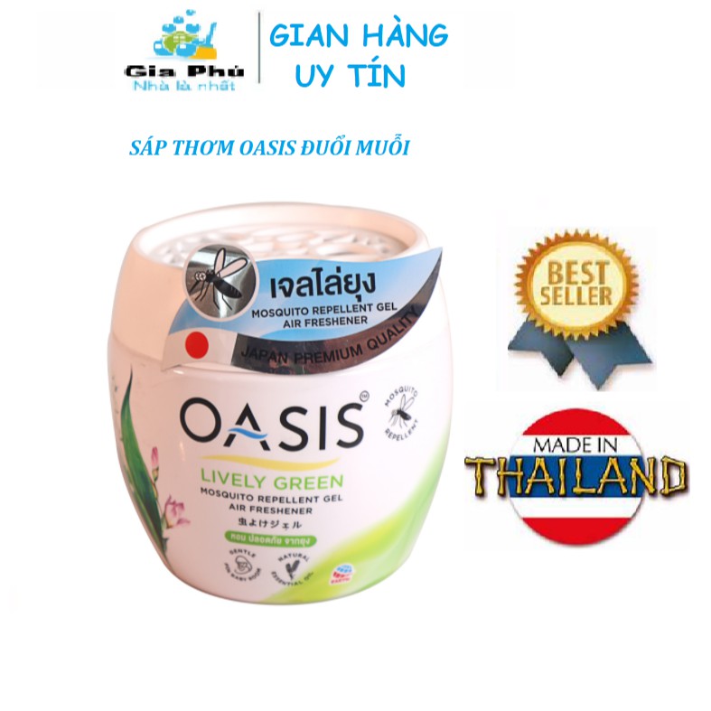 Sáp thơm phòng OASIS 180g ĐUỔI MUỖI ( nhiều mùi )