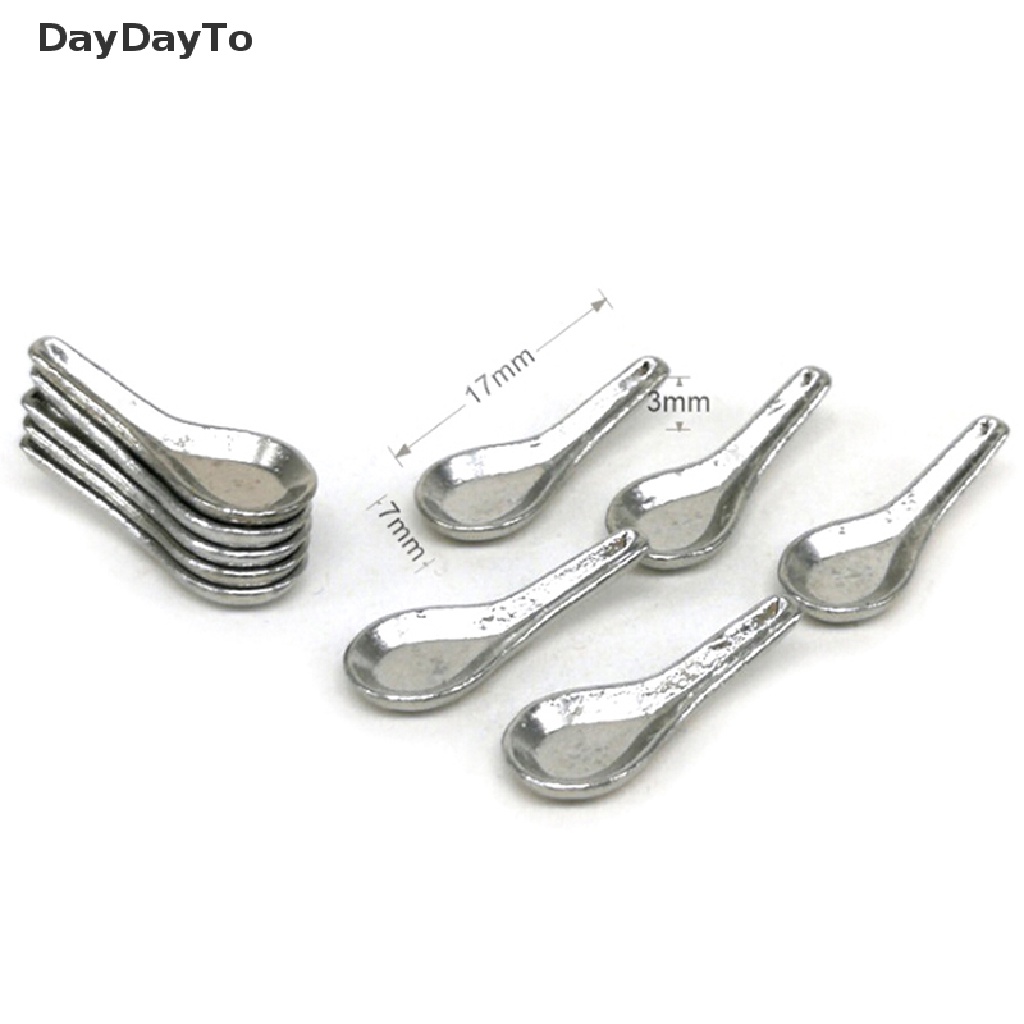 10 Muỗng Súp Đồ Chơi Búp Bê Cỡ 1 / 12