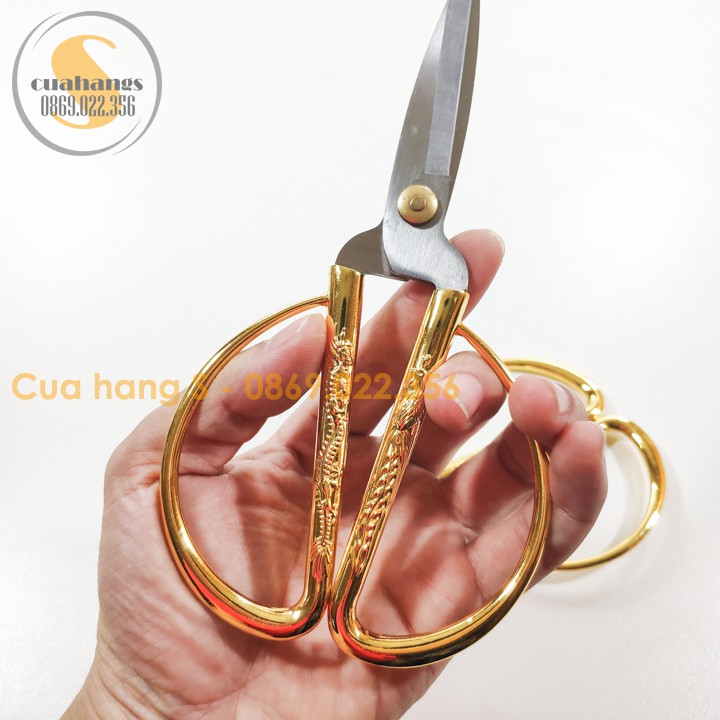 Kéo hợp kim rồng vàng cao cấp siêu bền