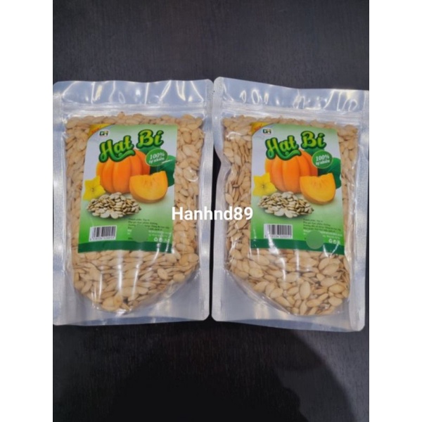 Túi 500g hạt bí trắng rang sẵn