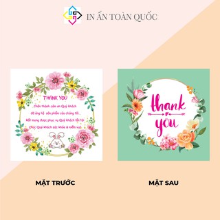 THẺ CẢM ƠN - THANK YOU KHÁCH HÀNG 100 CÁI